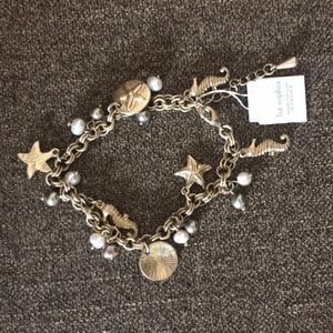 NWT Lia Sophia Charm Bracelet